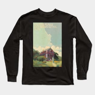 Haunted Places The Eden Brown Estate on Nevis Long Sleeve T-Shirt